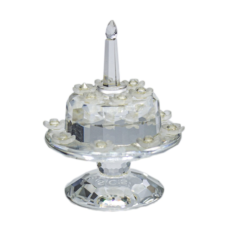 Swarovski Figurine: 169678 Birthday Cake