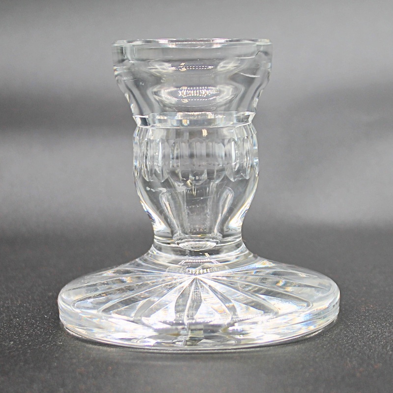 Waterford Crystal: Candlesticks Single Light Candlestick, 3.6″ | Vrt Cuts Stem