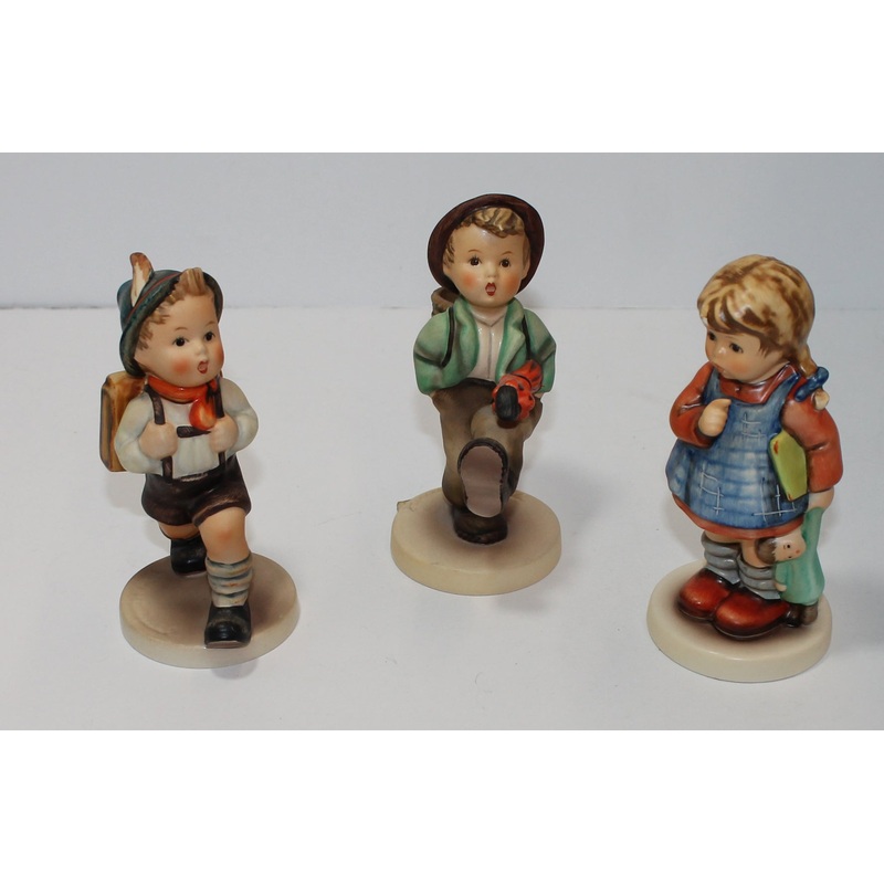 Hummel Figurine Lot Globe Trotter, I Wonder, School Boy  (AP 1568 )