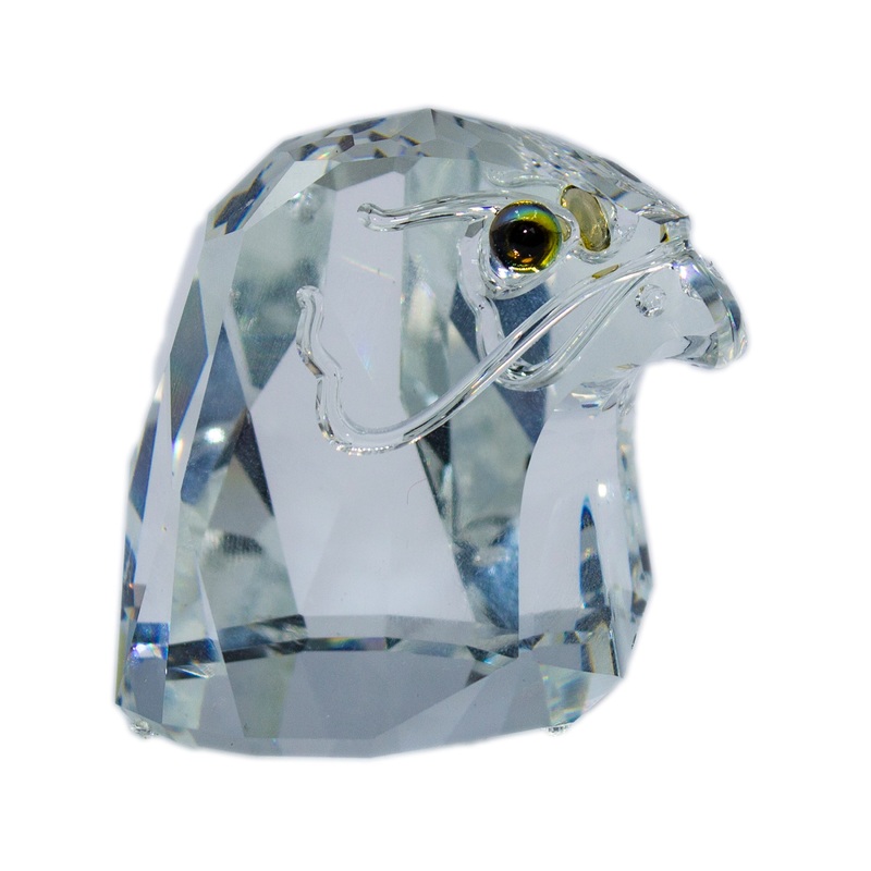Swarovski Figurine: 013829  Small Falcon Head