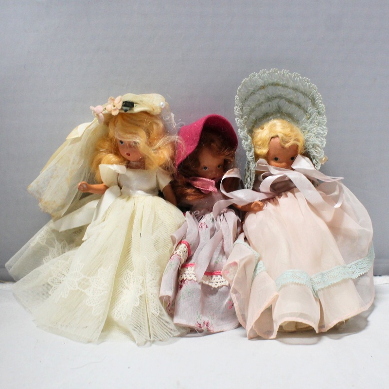 Lot of 3: Vintage Storybook Dolls