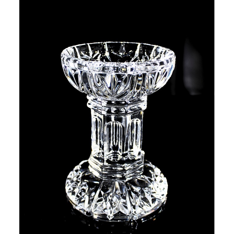Waterford Crystal: Candlesticks Bethany Pillar Candleholder, 5.5″
