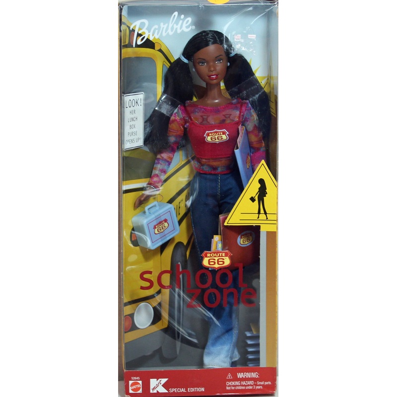 2001 Route 66 School Zone Barbie (52645) – African American