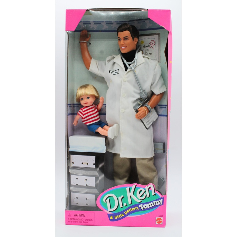 Barbie | Dr. Ken & little patient, Tommy | Coat Stained