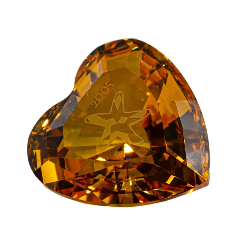 Swarovski Figurine: 696974 2005 Harmony Topaz