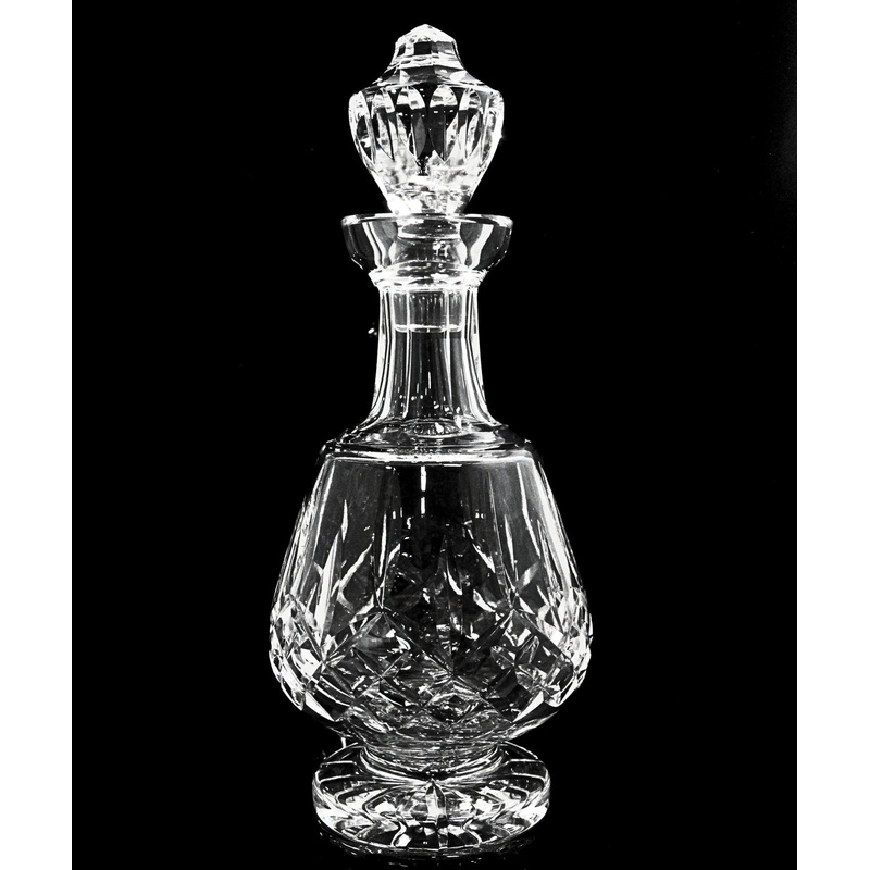 Waterford Crystal: Lismore Brandy Decanter & Stopper, 12″ | Footed