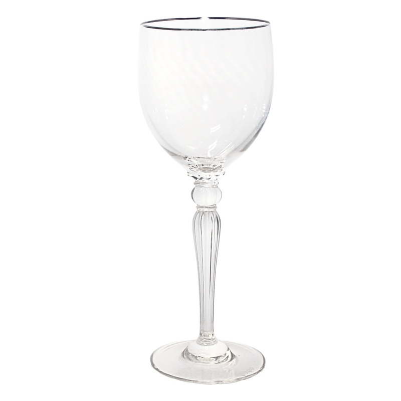Waterford Stemware: 8.5″ Water Goblet – Carleton – Platinum