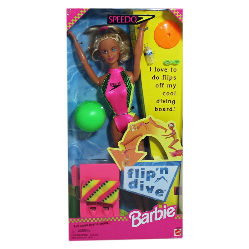 1997 Speedo Flip n Dive Barbie (18980)