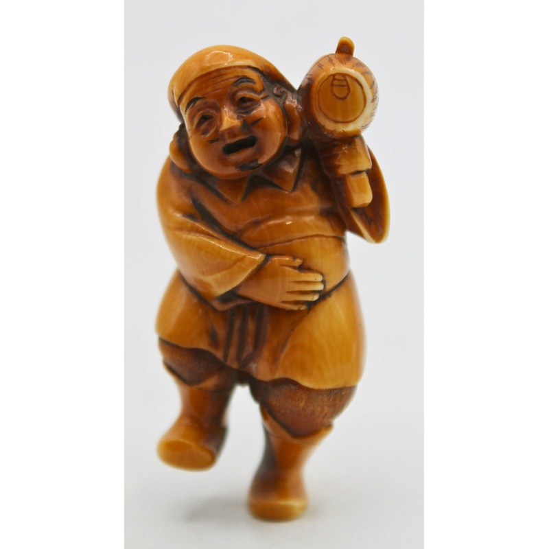 Antique Signed  Japanese Netsuke