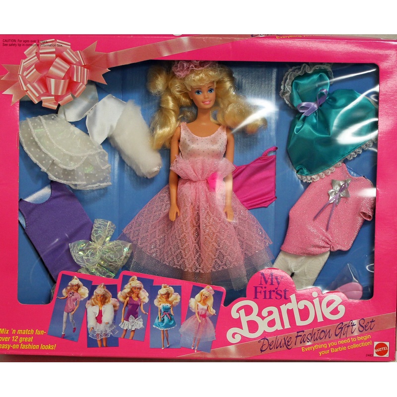 1991 My First Barbie Deluxe Fashion Gift Set (2483)