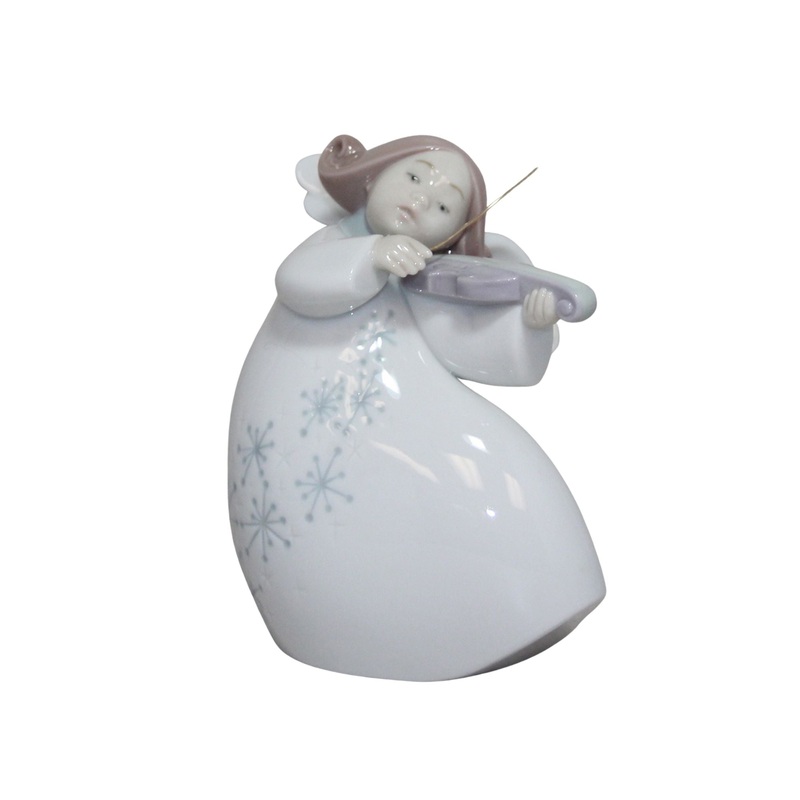 Lladr Figurine: 6529 Little Angel with Violin
