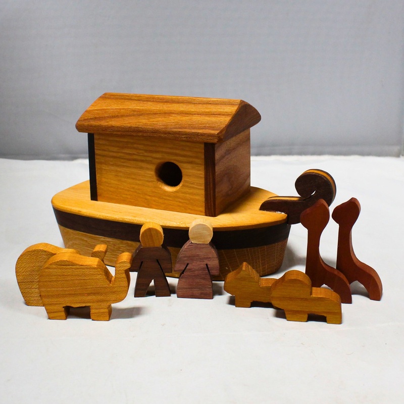 Handmade Wooden Noah’s Ark