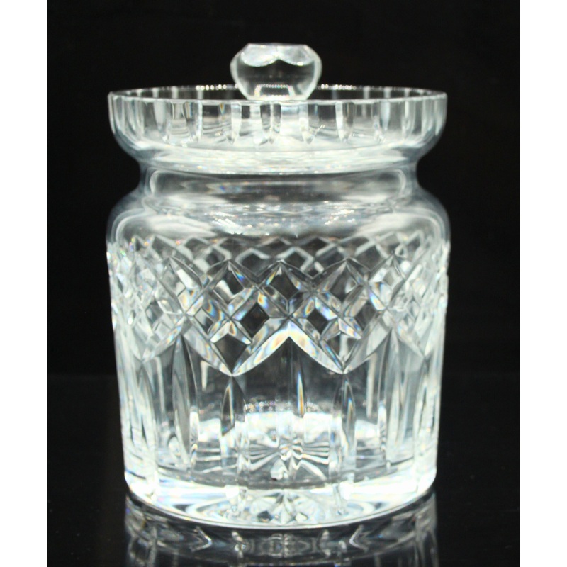 Waterford Crystal: Lismore Biscuit Barrel , 6.5″