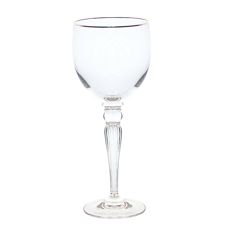 Waterford Stemware: 7.75″ Wine Glass – Carleton – Gold