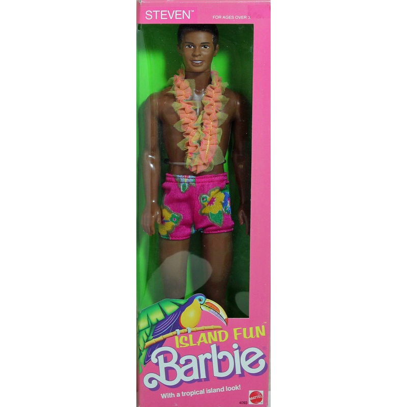 1987 Island Fun Steven Barbie (4093)
