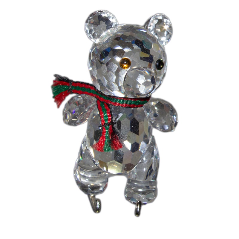 Swarovski Figurine: 193011 Kris Bear Skates