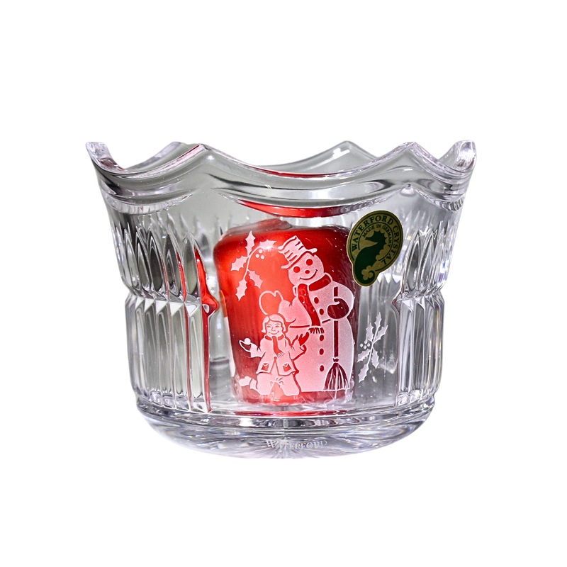 Waterford Crystal: Christmas Wonders Christmas Wonders Votives, 4.5″ | Candle Included