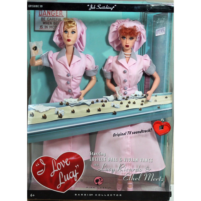 2008 Job Switching Lucy & Ethel Barbie (L9585)