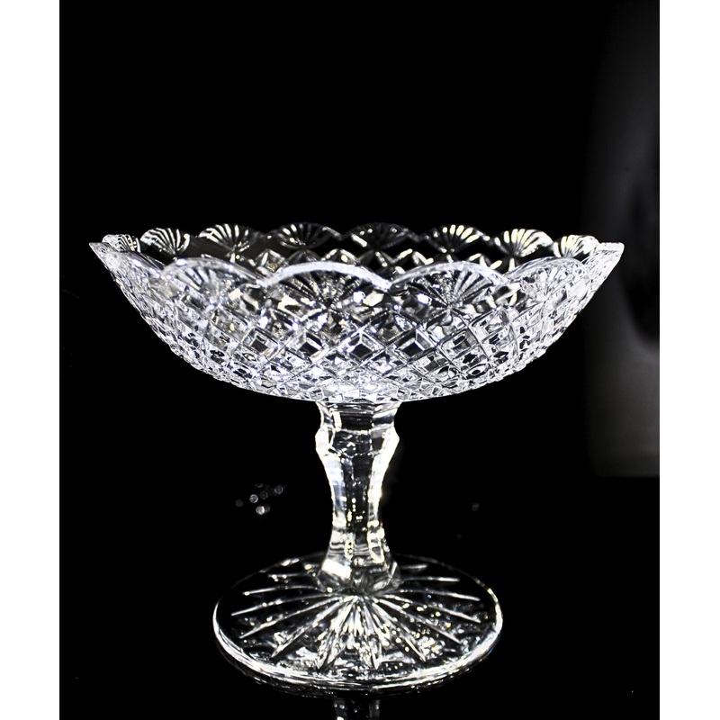 Waterford Crystal: Table Accessories Emily Round Compote, 7.5″