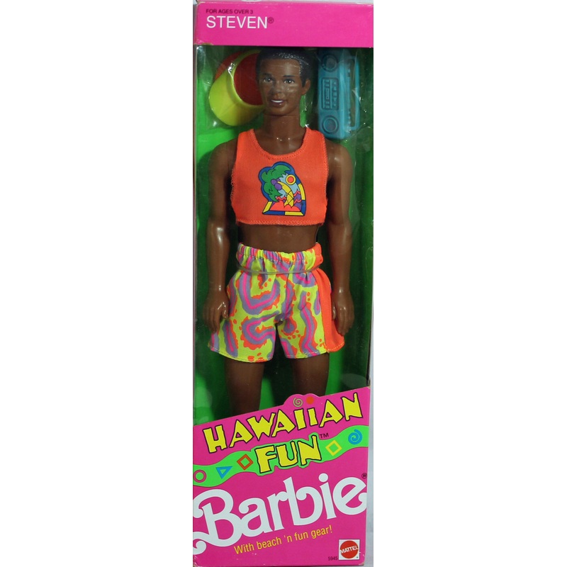 1990 Hawaiian Fun Steven Ken Barbie (5945)