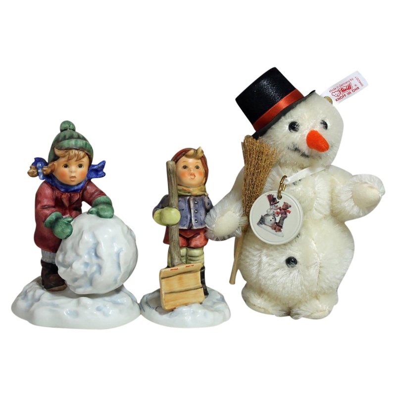 Hummel Figurine: Frosty Friends – Set of 3 – 2035 & 2036
