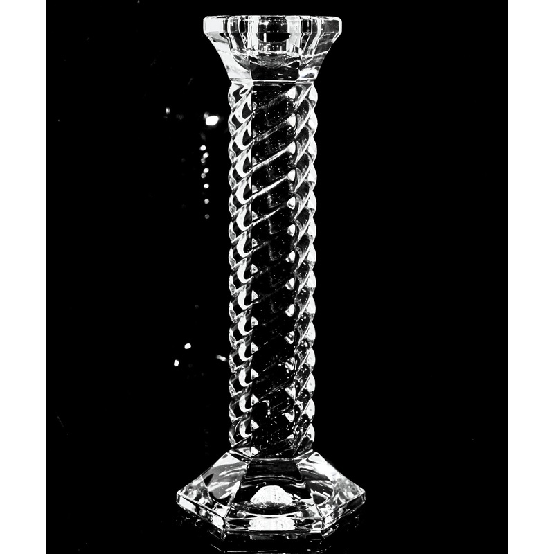 Waterford Crystal: Candlesticks Single Light Candlestick | No Box, 8″ | Monaco
