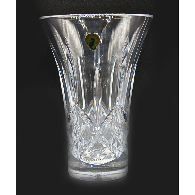 Waterford Crystal: Lismore Flared Vase, 8″