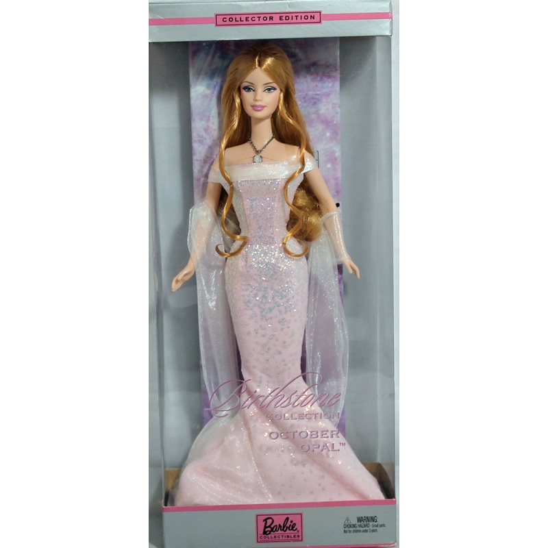 2002 October Opal Birthstone Blonde Barbie (2190)