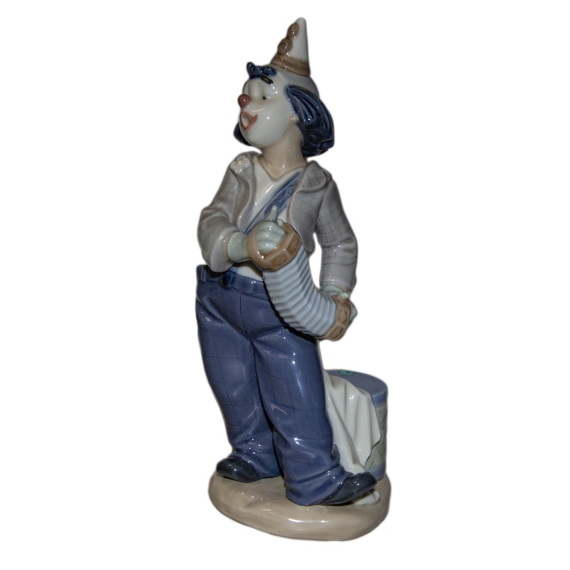 Lladr Figurine: Nao 0487  Concertina – Clown