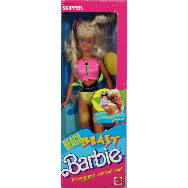 1989 Beach Blast Skipper Barbie (3242)