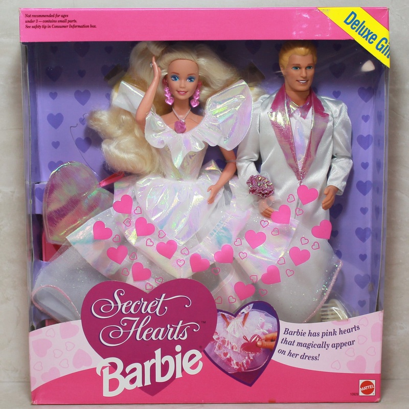 1993 Secret Hearts Barbie and Ken Barbie (10929)