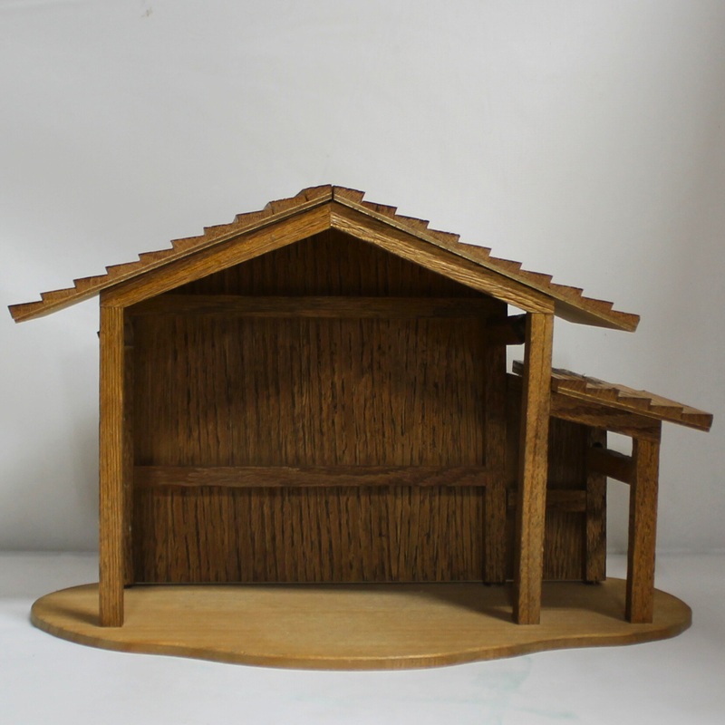 Hummel: Wooden Nativity Scene Stable