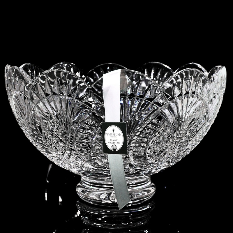 Waterford Crystal: Seahorse Round Bowl , 10″