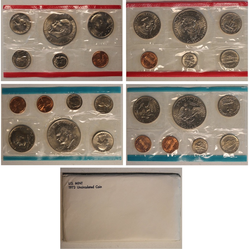 1973 PD US Mint Set (OGP) 13 coins