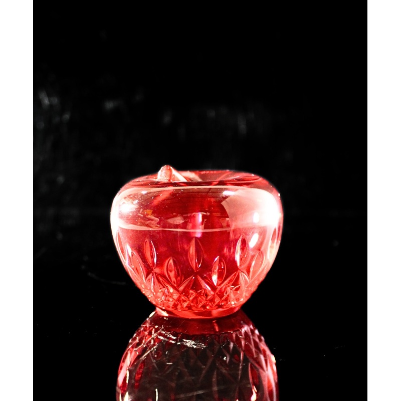 Waterford Crystal: Figurines Apple Paperweight, 2.25″