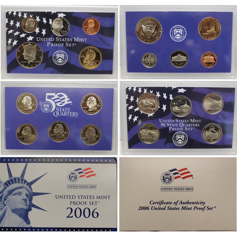 2006 Proof Set CN-Clad (OGP) 10 coins