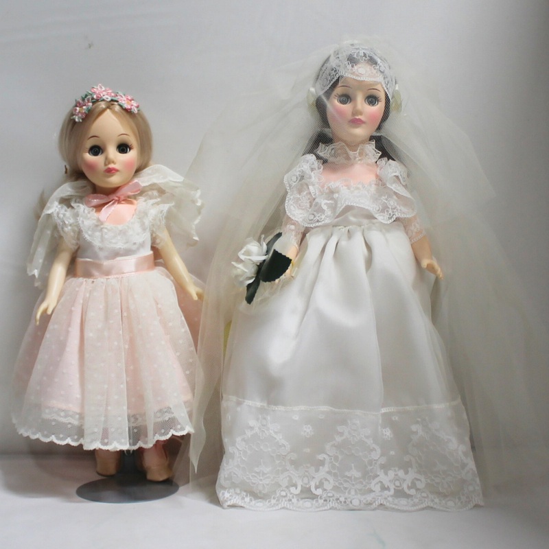 Lot of 2 Effanbee Dolls: Brunette 3322 & Fairy 1173