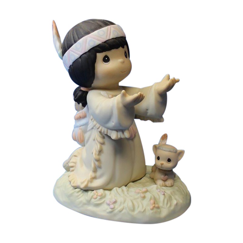 Precious Moments: 354406 A Prayer Warrior’s Faith Can Move Mountains