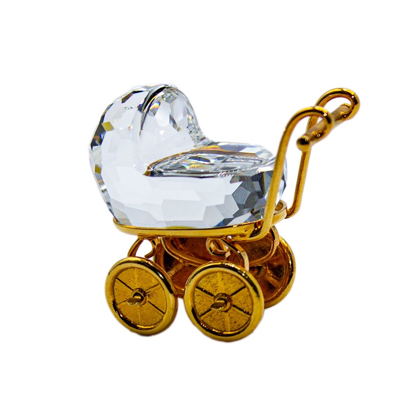 Swarovski Figurine: 172301 Baby Carriage