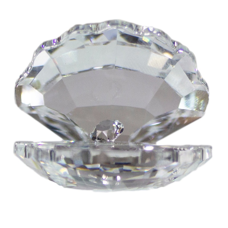 Swarovski Figurine: 191692 Shell with Crystal Pearl