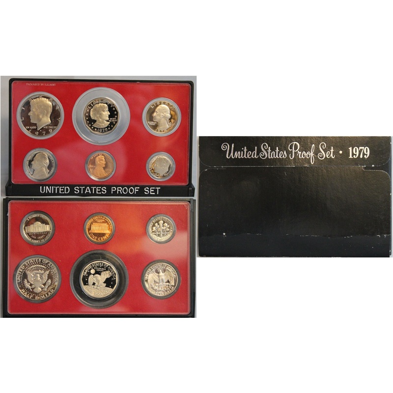 1979 Proof Set CN-Clad Type 1 (OGP) 6 coins