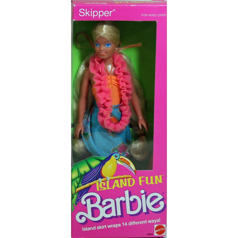 1987 Island Fun Skipper Barbie (4064)