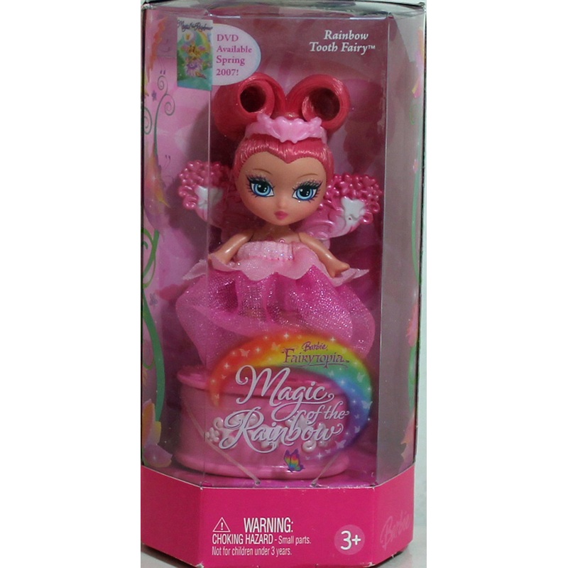 2006 Fairytopia Rainbow Tooth Fairy Barbie (K8146) – Pink