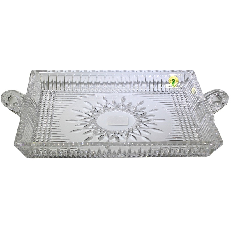Waterford Crystal: Lismore Diamond Lismore Dimond Serving Tray, 13″