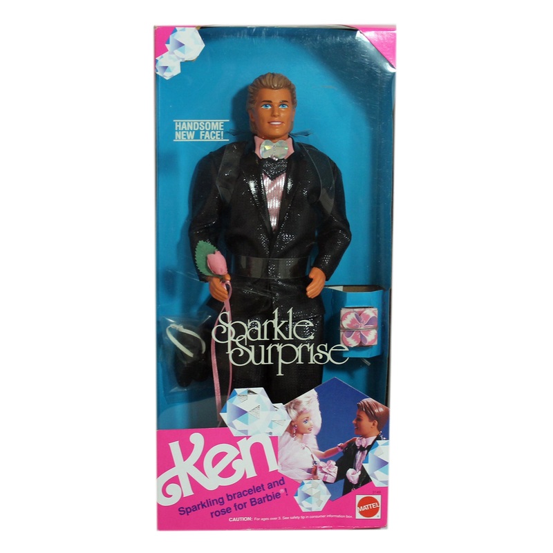 1991 Sparkle Surprise Ken Barbie (3149)