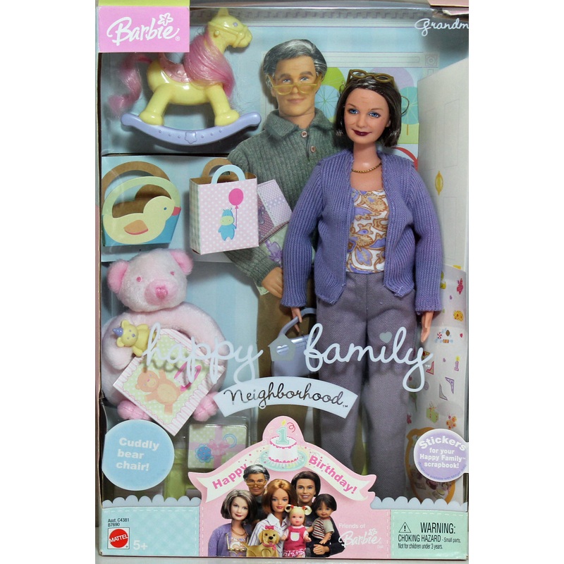 2003 Happy Family Neighborhood Grandma Barbie (B7690)
