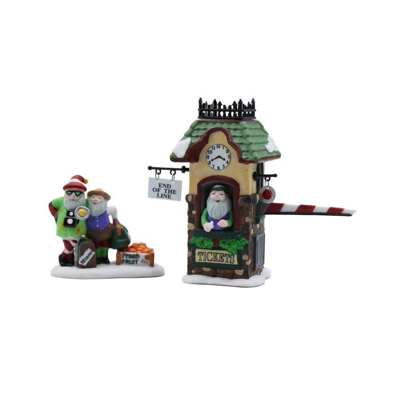 Department 56: 56370 End of the Line – Set of 2