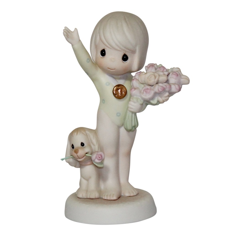 Precious Moments: 283584 God Bless You With Bouquets Of Victory