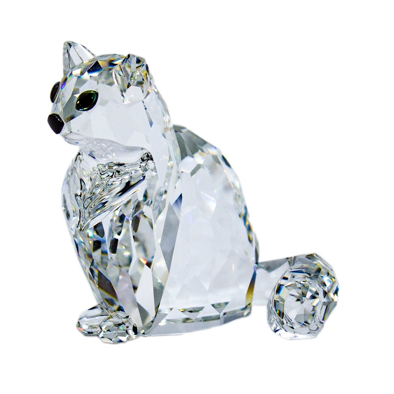 Swarovski Figurine: 160799 Sitting Cat