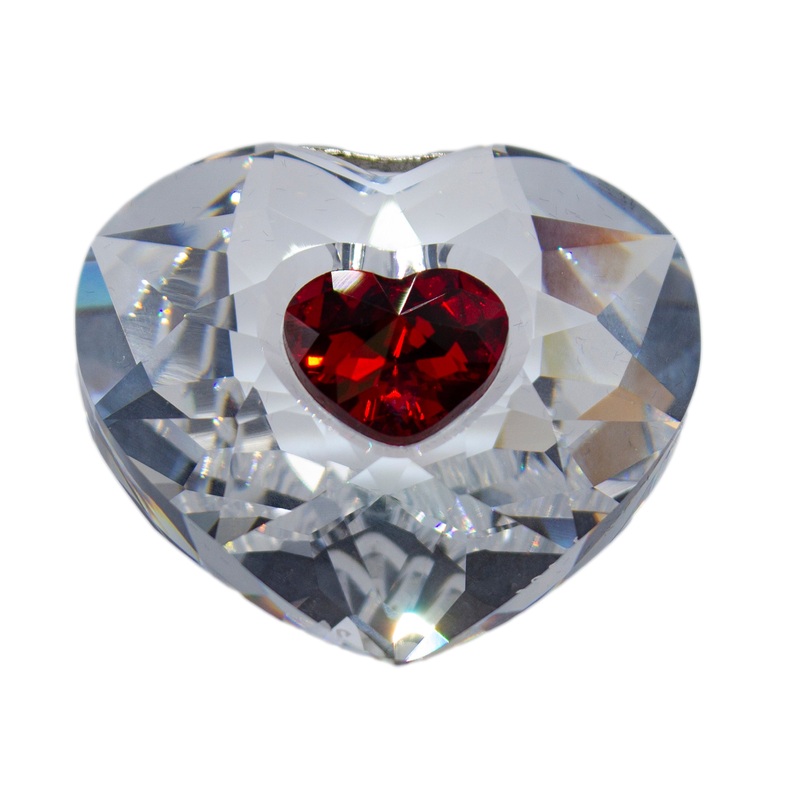 Swarovski Figurine: 629510 Heart Pendant – 2004